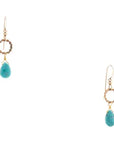 Hailey G - Boucles d'oreilles Sidra - Turquoise