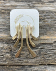 Sheppards Hook - Boucles d’oreilles Staghorn en laiton -