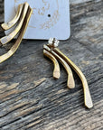Sheppards Hook - Boucles d’oreilles Staghorn en laiton -