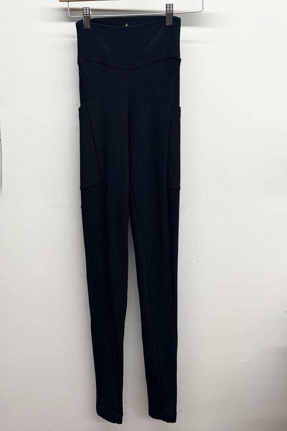 RESALE -Bamboo Fleece Pocket Legging-XS- Charcoal- RE319