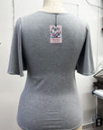 REVENTE -Twist Top- XS -Gris chiné- RE332