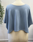 REVENTE - Haut court - Bleu doux - Crop 1 - RE369