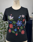 T-shirt en coton FLEURS SAUVAGES