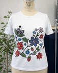T-shirt en coton FLEURS SAUVAGES