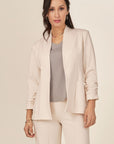 Bonjour Blazer- Ponte Twill