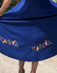Couture Mulaire Blue Dress