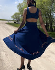 Couture Mulaire Blue Dress