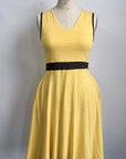 REVENTE - Robe en bambou léger - P - Jaune
