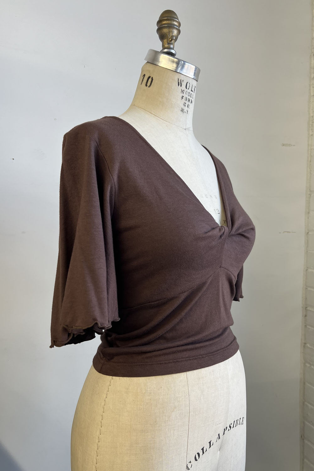 RESALE -ZW Twist Top- XS/S- French Roast- RE253