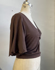 RESALE -ZW Twist Top- M/L- French Roast- RE254