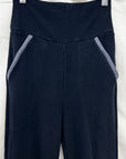 REVENTE - Pantalons en molleton de bambou - P - Noir - RE374