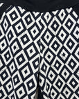REVENTE - Pantalon Promenade - TP - Noir/blanc - RE378