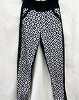 REVENTE - Pantalon Promenade - TP - Noir/blanc - RE378