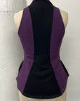 REVENTE - Veste enveloppante - Aubergine - TP - RE404