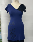 REVENTE - Robe Tessie - Bleu marine/noir - TP - RE445
