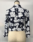 RESALE - Short Jacket- M - Blue/WhitePrint - RE463