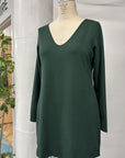 RESALE - Basic V Tunic - M - Pine- RE542