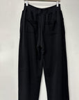 RESALE - Chantal Cotton Capris - XL - Black- RE548