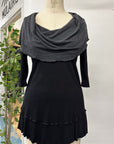 REVENTE - Tunique Danielle - M - noir/anthracite - RE596