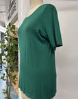 REVENTE - T-shirt en bambou - G - vert forêt - RE598