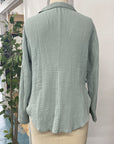 REVENTE - Blouse Soleil - P - vert mer - RE635