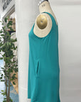REVENTE - Robe Voila - P - bleu paon - RE636