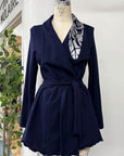 RESALE - Heritage Jacket - SON/Silver ink - Navy - Large - RE650