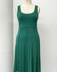 REVENTE - Robe en bambou - vert forêt - P - RE706
