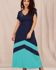 VELORA Dress- Midnight/ Jade