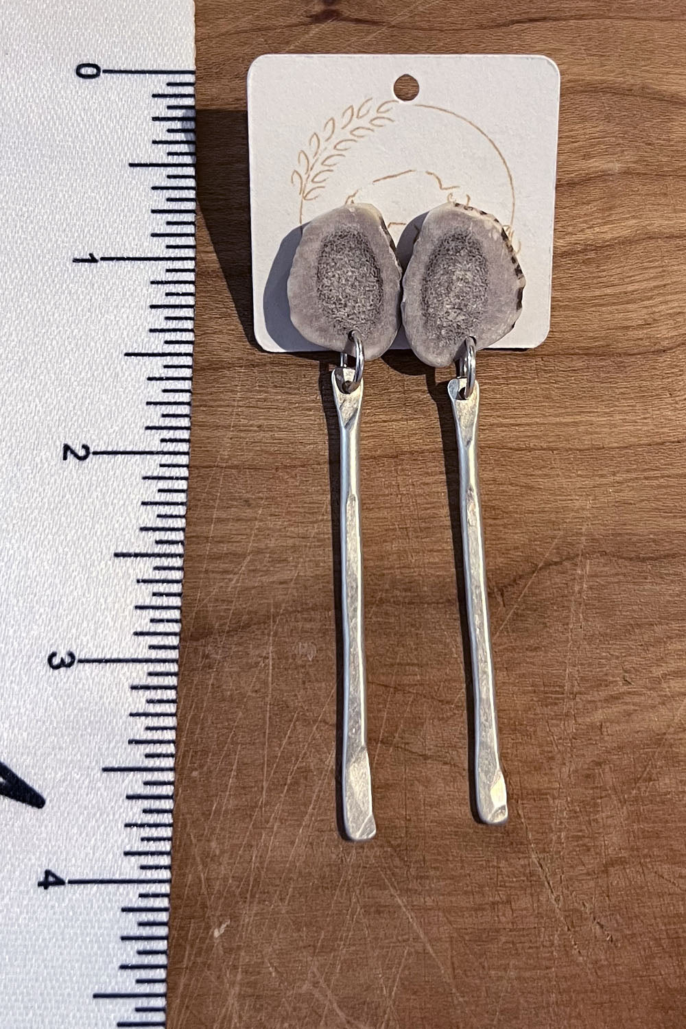Sheppards Hook - Antler Silver Stud Earrings- 103