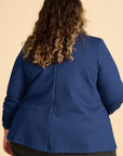 BONJOUR Blazer- Indigo