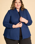 BONJOUR Blazer- Indigo