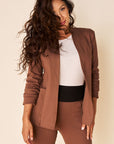 BONJOUR Blazer- Mocha