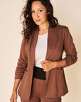 BONJOUR Blazer- Mocha