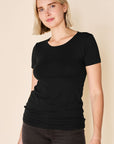 T-shirt classique en bambou - Noir