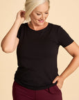 T-shirt classique en bambou - Noir