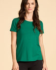 T-shirt classique en bambou - Vert forêt