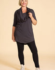 DANIELLE Tunic- Charcoal