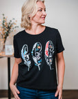 T-shirt en coton Feather