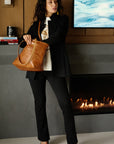 Flare Ponte Pant with Pockets