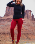 WINTER SEASON Pocket Legging - Scarlet