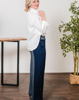 Pantalons en modal Marin