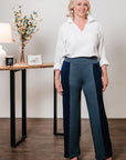 Pantalons en modal Marin