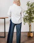 Pantalons en modal Marin