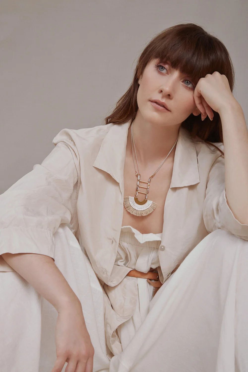 This Ilk - Nubian Desert Necklace- mother of pearl