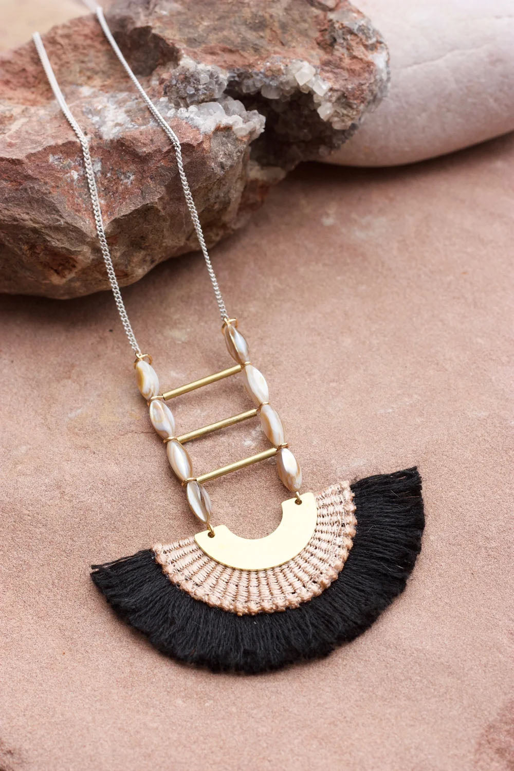 This Ilk - Nubian Desert Necklace- mother of pearl