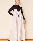 ROSALIE Sustainable Fabric Dress- Cream