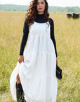 ROSALIE Sustainable Fabric Dress- Cream