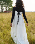 ROSALIE Sustainable Fabric Dress- Cream