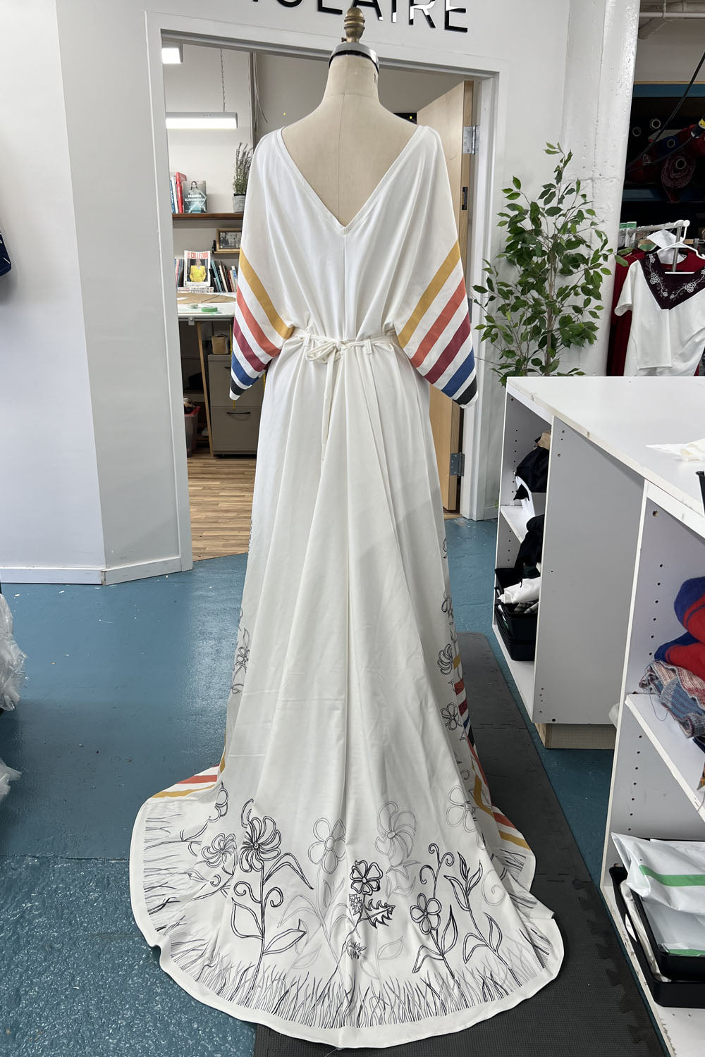 Couture Sacred Ribbon Garden Dress Anne Mulaire Couture Sacred Ribbon Garden Dress Anne Mulaire
